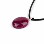 Rubin Cabochon Anhänger Höhe 24,5 mm & 925 Sterling-Silber beste Qualität und Farbe Edelsteine Heilsteine bei Wunderstein24 Rubin Cabochon Anhänger Höhe 24,5 mm & 925 Sterling-Silber beste Qualität und Farbe Edelsteine Heilsteine bei Wunderstein24