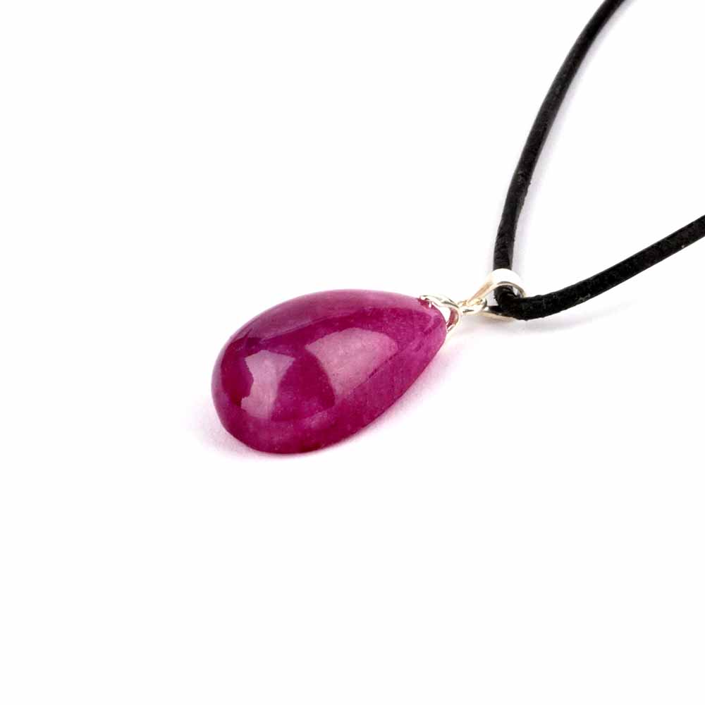 Rubin Cabochon Tropfen Anhänger Höhe 30 mm & 925 Sterling-Silber beste Qualität und Farbe Edelsteine Heilsteine bei Wunderstein24 Rubin Cabochon Tropfen Anhänger Höhe 30 mm & 925 Sterling-Silber beste Qualität und Farbe Edelsteine Heilsteine bei Wunderstein24