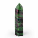 Rubin in Zoisit Kristall | Spitze Höhe 99 mm in bester Qualität und Farbe Edelsteine Heilsteine bei Wunderstein24 Rubin in Zoisit Kristall | Spitze Höhe 99 mm in bester Qualität und Farbe Edelsteine Heilsteine bei Wunderstein24