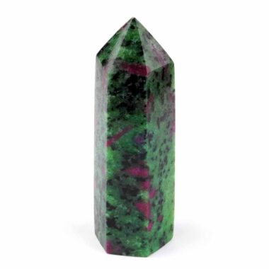 Rubin in Zoisit Kristall | Spitze Höhe 83 mm in bester Qualität und Farbe Edelsteine Heilsteine bei Wunderstein24 Rubin in Zoisit Kristall | Spitze Höhe 83 mm in bester Qualität und Farbe Edelsteine Heilsteine bei Wunderstein24