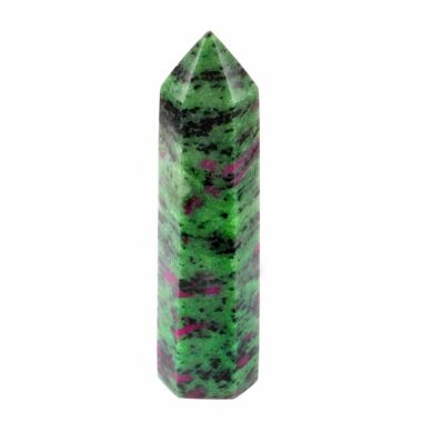 Rubin in Zoisit Kristall | Spitze Höhe 100 mm in bester Qualität und Farbe Edelsteine Heilsteine bei Wunderstein24 Rubin in Zoisit Kristall | Spitze Höhe 100 mm in bester Qualität und Farbe Edelsteine Heilsteine bei Wunderstein24