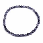 Saphir Ø 4,6 mm Kugel Edelstein Armband flexibel und dehnbar Edelsteine Heilsteine bei Wunderstein24