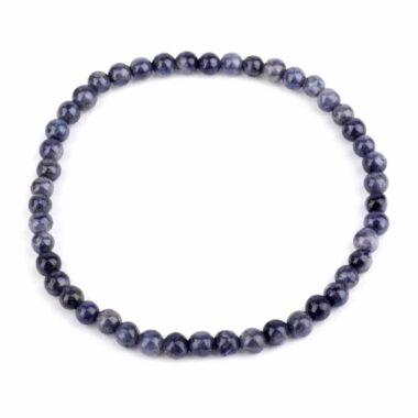 Saphir Ø 4,6 mm Kugel Edelstein Armband flexibel und dehnbar Edelsteine Heilsteine bei Wunderstein24