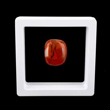 Schweberahmen 70 x 70 mm für Edelsteine lichtgrau mit Silikon Membran Edelsteine Heilsteine bei Wunderstein24