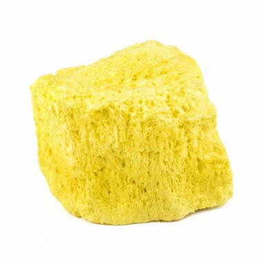Schwefel natürlicher Rohstein | Stufe kristallin aus Peru in bester Farbe Edelsteine Heilsteine bei Wunderstein24