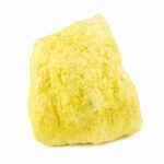Schwefel natürlicher Rohstein | Stufe kristallin aus Peru in bester Farbe Edelsteine Heilsteine bei Wunderstein24