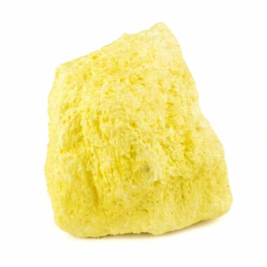 Schwefel natürlicher Rohstein | Stufe kristallin aus Peru in bester Farbe Edelsteine Heilsteine bei Wunderstein24