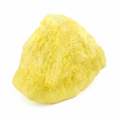 Schwefel natürlicher Rohstein | Stufe kristallin aus Peru in bester Farbe Edelsteine Heilsteine bei Wunderstein24