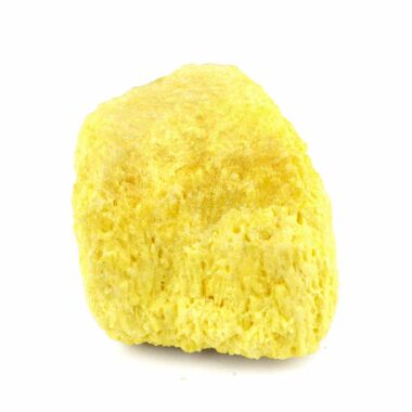 Schwefel natürlicher Rohstein | Stufe kristallin aus Peru in bester Farbe Edelsteine Heilsteine bei Wunderstein24