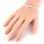 Selected Edition – Ø 8,8 mm Larimar Perle & Ø 6,5 mm Bergkristall & 925 Sterling-Silber Armband Edelsteine Heilsteine bei Wunderstein24 Selected Edition – Ø 8,8 mm Larimar Perle & Ø 6,5 mm Bergkristall & 925 Sterling-Silber Armband Edelsteine Heilsteine bei Wunderstein24