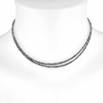 Selected Edition – Verwandelbares Silizium Perlen Edelstein Armband & Kette facettiert mit Magnetverschluss Edelsteine Heilsteine bei Wunderstein24