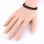 Selected Edition – Verwandelbares Spinell Perlen Edelstein Armband & Kette facettiert mit Magnetverschluss Edelsteine Heilsteine bei Wunderstein24