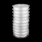 10 Meter = 1 Rolle Stretchband weiß Ø 0,3 mm für flexible Armbänder und Ketten Edelsteine Heilsteine bei Wunderstein24