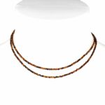 Selected Edition – Verwandelbares Tigerauge Perlen Edelstein Armband & Kette facettiert mit Magnetverschluss Edelsteine Heilsteine bei Wunderstein24