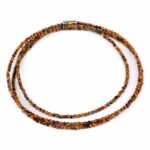 Selected Edition – Verwandelbares Tigerauge Perlen Edelstein Armband & Kette facettiert mit Magnetverschluss Edelsteine Heilsteine bei Wunderstein24