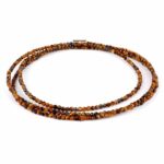 Selected Edition – Verwandelbares Silizium Perlen Edelstein Armband & Kette facettiert mit Magnetverschluss Edelsteine Heilsteine bei Wunderstein24