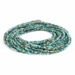 Selected Edition – Verwandelbares Türkis Perlen Edelstein Armband & Kette mit Magnetverschluss Edelsteine Heilsteine bei Wunderstein24