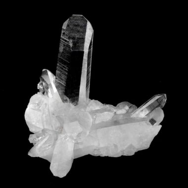 Bergkristall Stufe Arkansas | Mount Ida transparent und glasklar in bester Qualität Edelsteine Heilsteine bei Wunderstein24