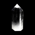 Bergkristall Spitze Höhe 71 mm transparent und glasklar aus Brasilien Edelsteine Heilsteine bei Wunderstein24