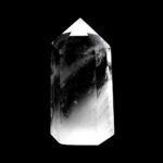 Bergkristall Spitze Höhe 71 mm transparent und glasklar aus Brasilien Edelsteine Heilsteine bei Wunderstein24