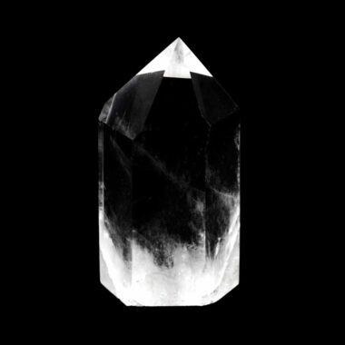 Bergkristall Spitze Höhe 67 mm transparent und glasklar aus Brasilien Edelsteine Heilsteine bei Wunderstein24