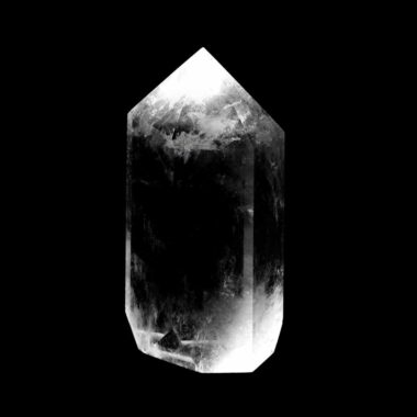 Bergkristall Spitze Höhe 68 mm transparent und glasklar aus Brasilien Edelsteine Heilsteine bei Wunderstein24