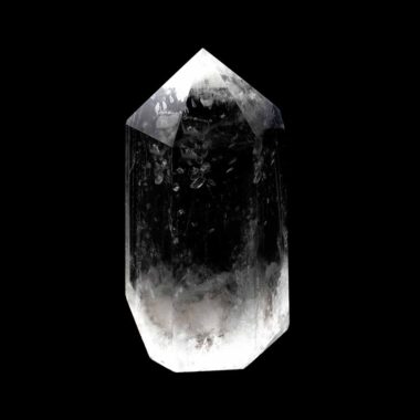 Bergkristall Spitze Höhe 67 mm transparent und glasklar aus Brasilien Edelsteine Heilsteine bei Wunderstein24