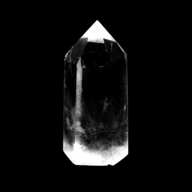 große Bergkristall Spitze Höhe 78 mm transparent und glasklar aus Brasilien Edelsteine Heilsteine bei Wunderstein24