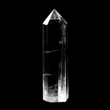 Bergkristall Spitze Höhe 72 mm transparent und glasklar aus Brasilien Edelsteine Heilsteine bei Wunderstein24