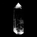 Bergkristall Spitze Höhe 75 mm transparent und glasklar aus Brasilien Edelsteine Heilsteine bei Wunderstein24