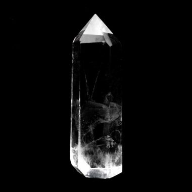 Bergkristall Spitze Höhe 72 mm transparent und glasklar aus Brasilien Edelsteine Heilsteine bei Wunderstein24