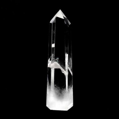 Bergkristall Spitze Höhe 93 mm transparent und glasklar aus Brasilien Edelsteine Heilsteine bei Wunderstein24