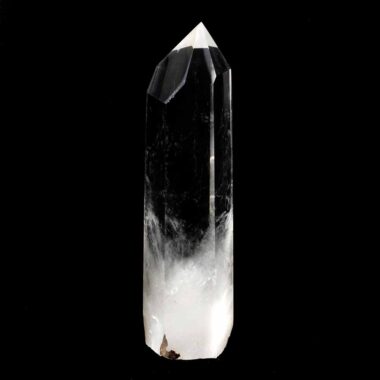sehr große Bergkristall Spitze Höhe 173 mm transparent und glasklar aus Brasilien Edelsteine Heilsteine bei Wunderstein24