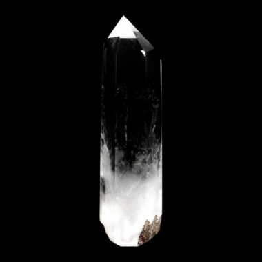 sehr große Bergkristall Spitze Höhe 173 mm transparent und glasklar aus Brasilien Edelsteine Heilsteine bei Wunderstein24