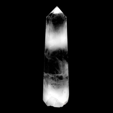 sehr große Bergkristall Spitze Höhe 192 mm transparent und glasklar aus Brasilien Edelsteine Heilsteine bei Wunderstein24