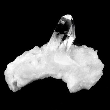 Bergkristall Stufe transparent und glasklar aus Brasilien Edelsteine Heilsteine bei Wunderstein24