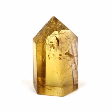 Citrin Natur Spitze Höhe 42 mm transparent aus Brasilien in bester Farbe Edelsteine Heilsteine bei Wunderstein24