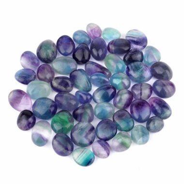 Regenbogenfluorit | Fluorit bunt Trommelsteine Ø 20 – 25 mm Edelsteine Heilsteine bei Wunderstein24