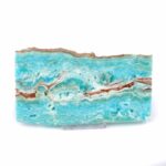 Hemimorphit Scheibe | Platte Natur in bester Farbe und Maserung Edelsteine Heilsteine bei Wunderstein24