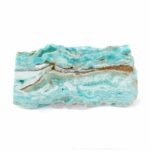 Hemimorphit Scheibe | Platte Natur in bester Farbe und Maserung Edelsteine Heilsteine bei Wunderstein24