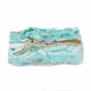 Hemimorphit Scheibe | Platte Natur in bester Farbe und Maserung Edelsteine Heilsteine bei Wunderstein24