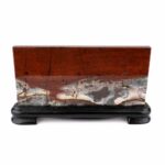 Dentritischer Jaspis ( Bilderjaspis ) Bild | Scheibe | Platte Naturgemälde Edelsteine Heilsteine bei Wunderstein24