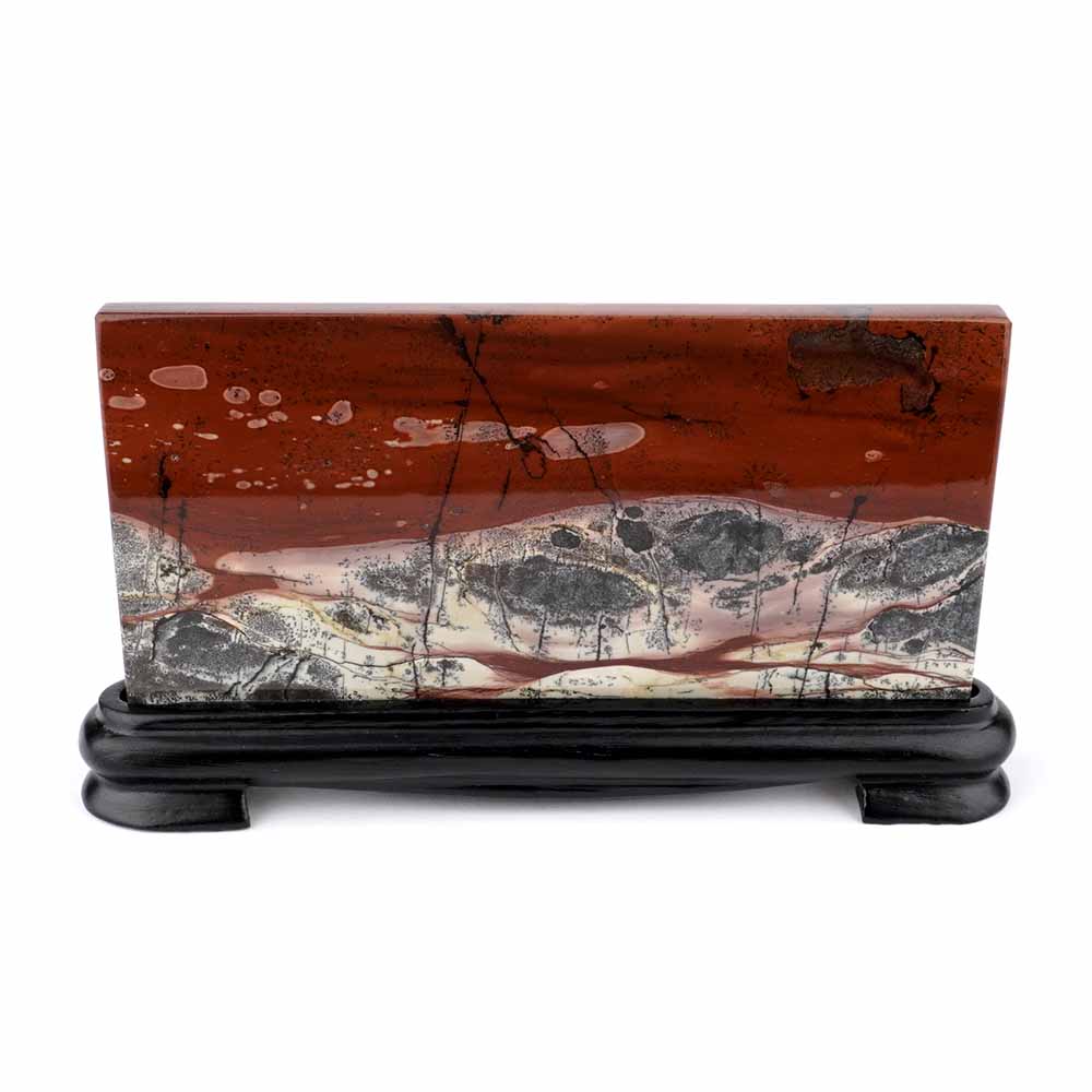 Dentritischer Jaspis ( Bilderjaspis ) Bild | Scheibe | Platte Naturgemälde Edelsteine Heilsteine bei Wunderstein24 Dentritischer Jaspis ( Bilderjaspis ) Bild | Scheibe | Platte Naturgemälde Edelsteine Heilsteine bei Wunderstein24