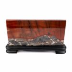 Dentritischer Jaspis ( Bilderjaspis ) Bild | Scheibe | Platte Naturgemälde Edelsteine Heilsteine bei Wunderstein24