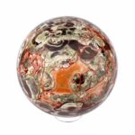 große polychrome Jaspis | Chalcedon | Achat Kugel Ø 100 mm mit faszinierender und einzigartiger Maserung Edelsteine Heilsteine bei Wunderstein24