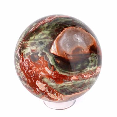 große polychrome Jaspis | Chalcedon | Achat Kugel Ø 79 mm mit faszinierender und einzigartiger Maserung Edelsteine Heilsteine bei Wunderstein24 große polychrome Jaspis | Chalcedon | Achat Kugel Ø 79 mm mit faszinierender und einzigartiger Maserung Edelsteine Heilsteine bei Wunderstein24