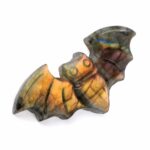 Labradorit Mond große Gravur Einzelstück in einzigartiger Qualität und Farbe Edelsteine Heilsteine bei Wunderstein24