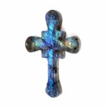 Labradorit Rose große Gravur Einzelstück in einzigartiger Qualität und Farbe Edelsteine Heilsteine bei Wunderstein24