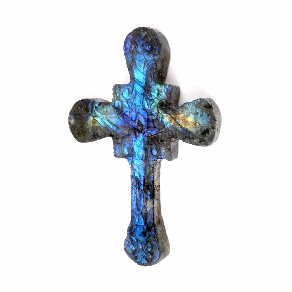 Labradorit Kreuz große Gravur Einzelstück in einzigartiger Qualität und Farbe Edelsteine Heilsteine bei Wunderstein24 Labradorit Kreuz große Gravur Einzelstück in einzigartiger Qualität und Farbe Edelsteine Heilsteine bei Wunderstein24