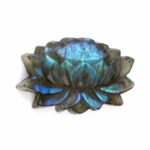 Labradorit Schmetterling große Gravur Einzelstück in einzigartiger Qualität und Farbe Edelsteine Heilsteine bei Wunderstein24